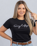 Blusa Tommy Hilfiger color negro estampada