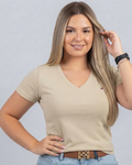 Blusa Tommy Hilfiger color beige