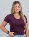 Blusa Tommy Hilfiger color morado