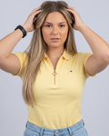 Polo Tommy Hilfiger Slim Fit color amarillo