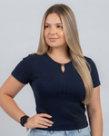 Blusa Tommy Hilfiger color azul