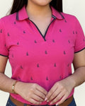 Polo Náutica color fucsia
