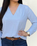 Camisera Tommy Hilfiger color celeste