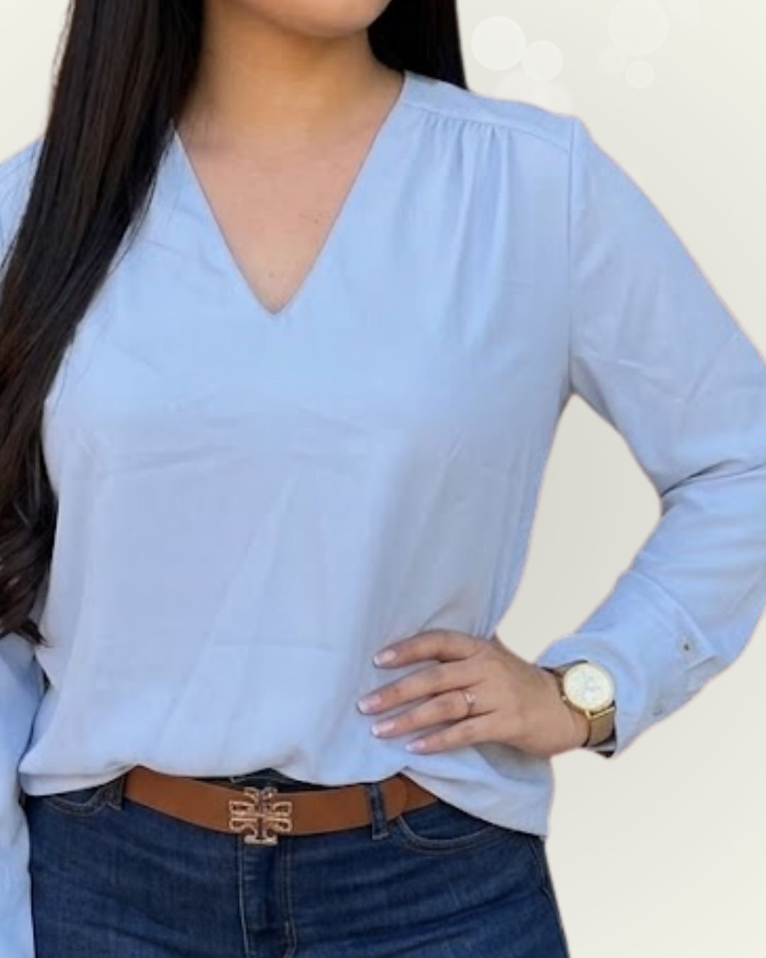 Camisera Tommy Hilfiger color celeste