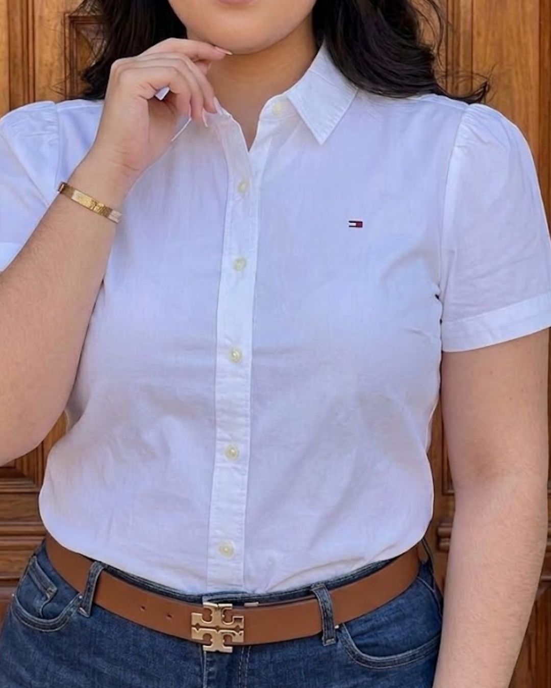 Camisera Tommy Hilfiger color blanco