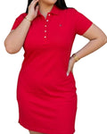 Vestido Tommy Hilfiger color rojo