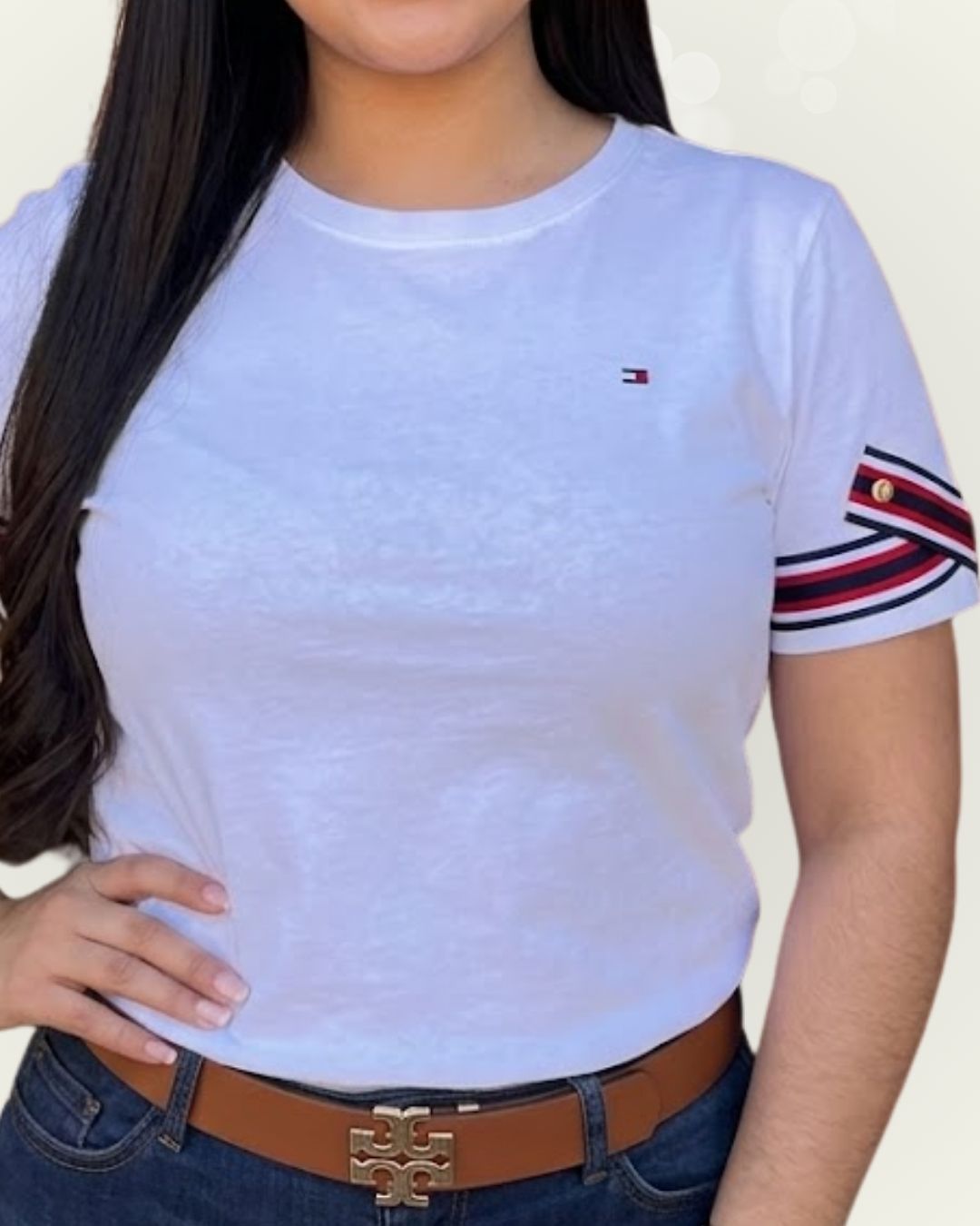 Blusa Tommy Hilfiger color blanco