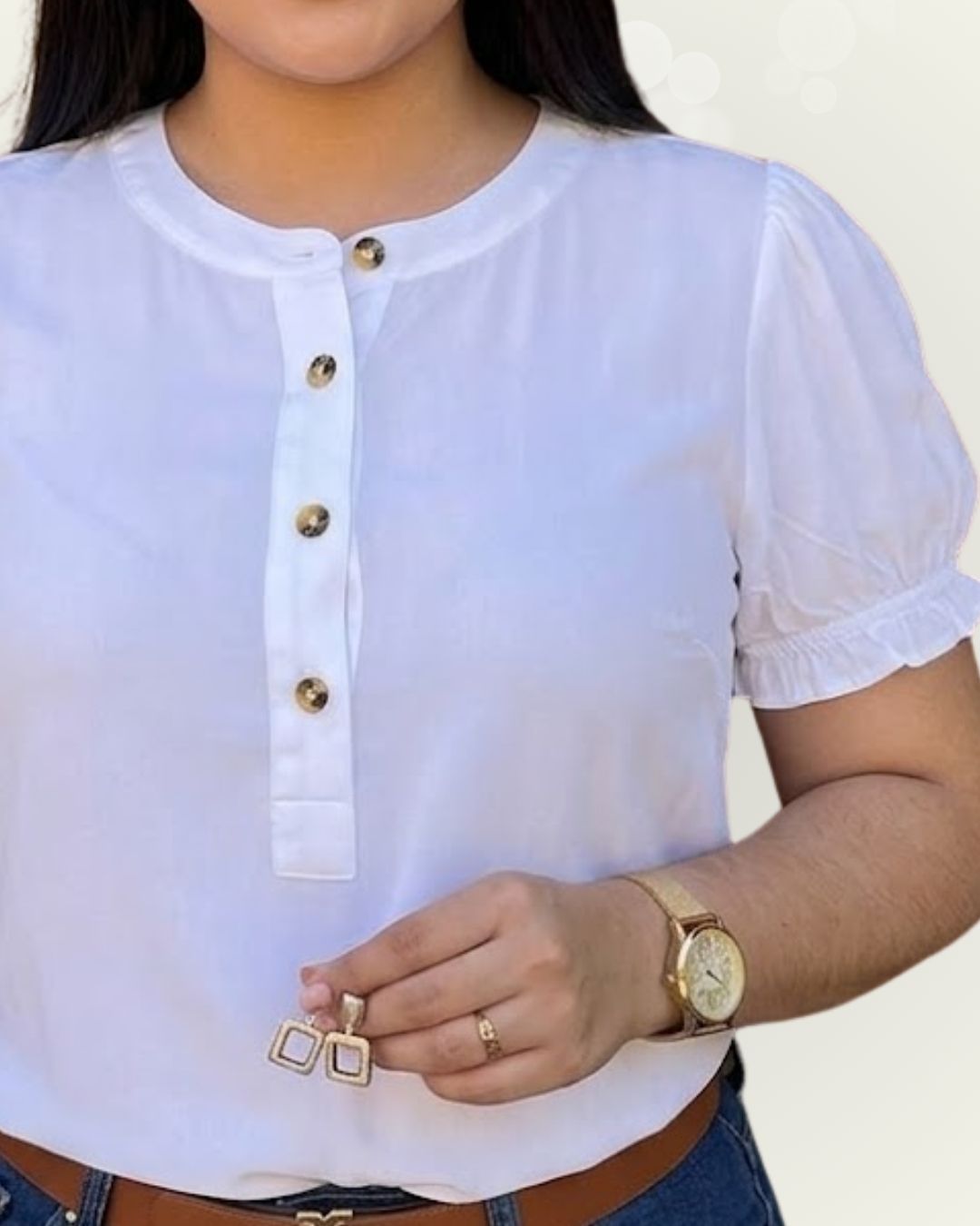 Camisera Tommy Hilfiger color blanco