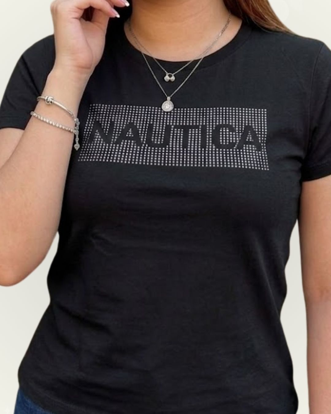 Blusa Náutica color negro estampado