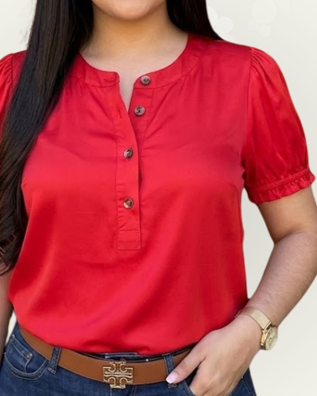 Camisera Tommy Hilfiger color rojo