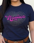 Blusa Náutica color azul estampado