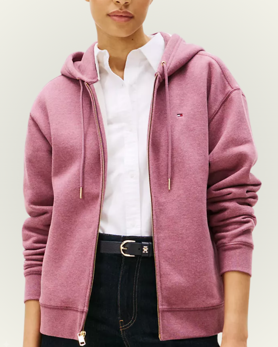 Sudadera Tommy Hilfiger color rosado