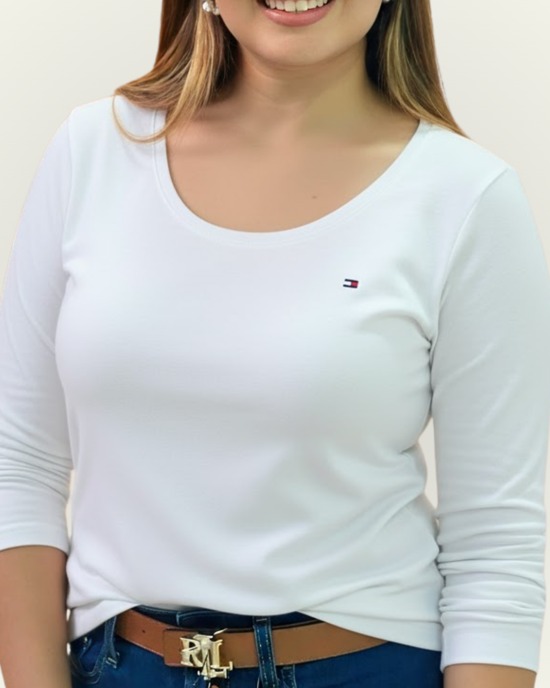 Camiseta Tommy Hilfiger color blanco