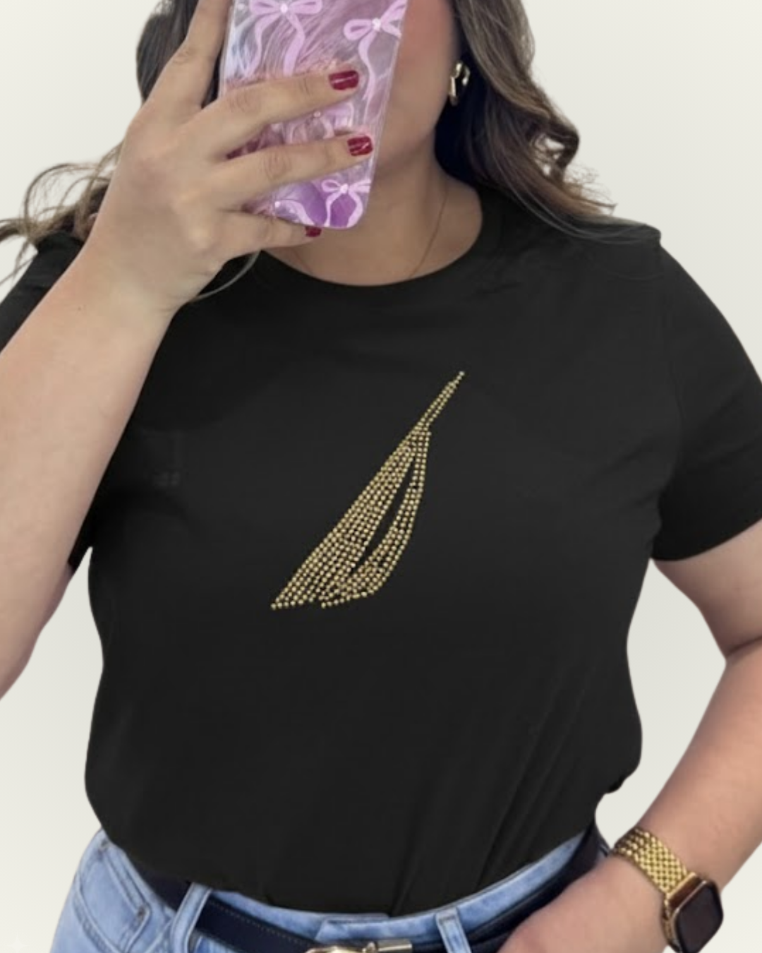 Blusa Náutica color negro estampado