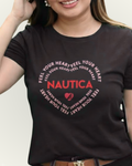 Blusa Náutica color negro estampado