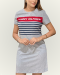 Vestido Tommy Hilfiger color gris estampado