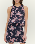 Vestido Tommy Hilfiger color azul floral