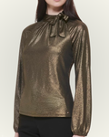 Blusa Tommy Hilfiger color bronce