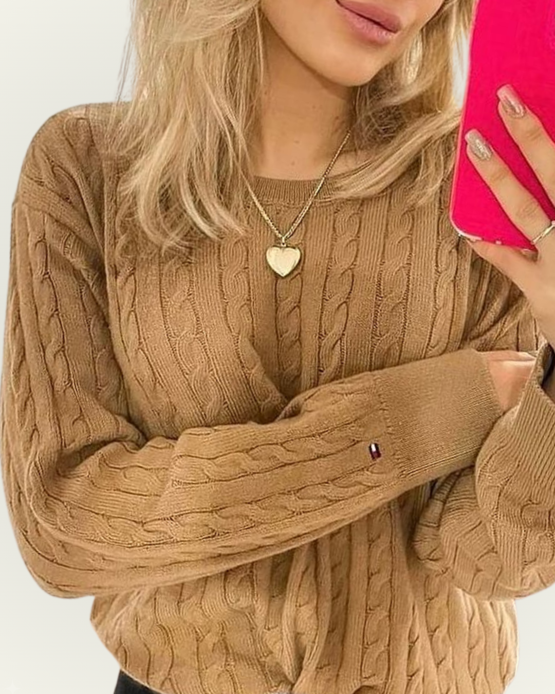 Suéter Tommy Hilfiger color café