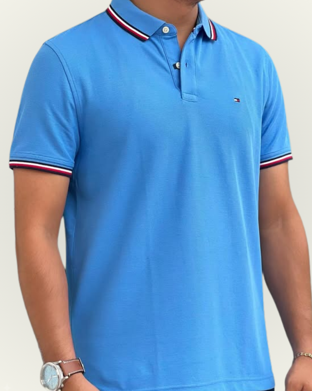 Polo Tommy Hilfiger color celeste