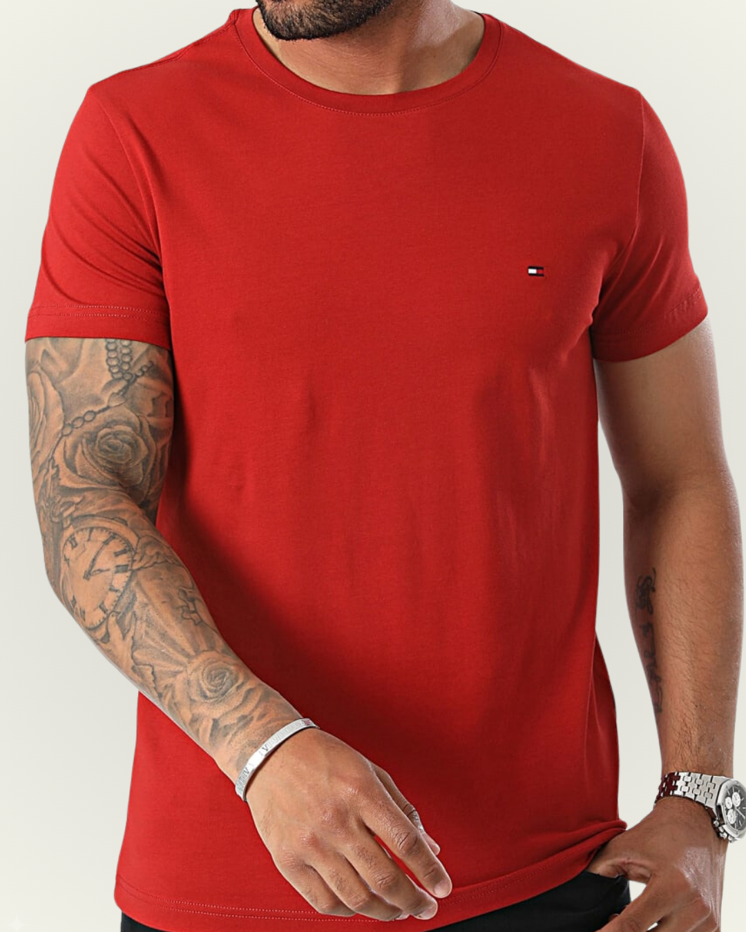 Camiseta Tommy Hilfiger color rojo