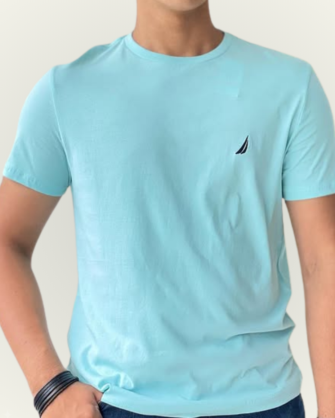 Camiseta Náutica color aguamarina