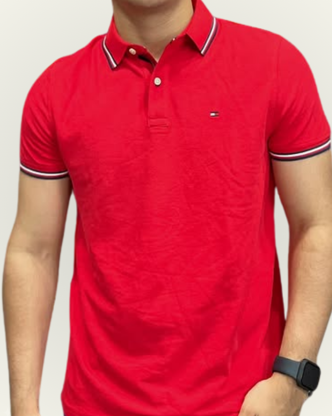 Polo Tommy Hilfiger color rojo
