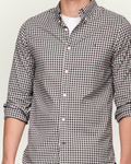 Camisa Tommy Hilfiger Slim Fit cuadros grises