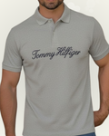 Polo Tommy Hilfiger color gris