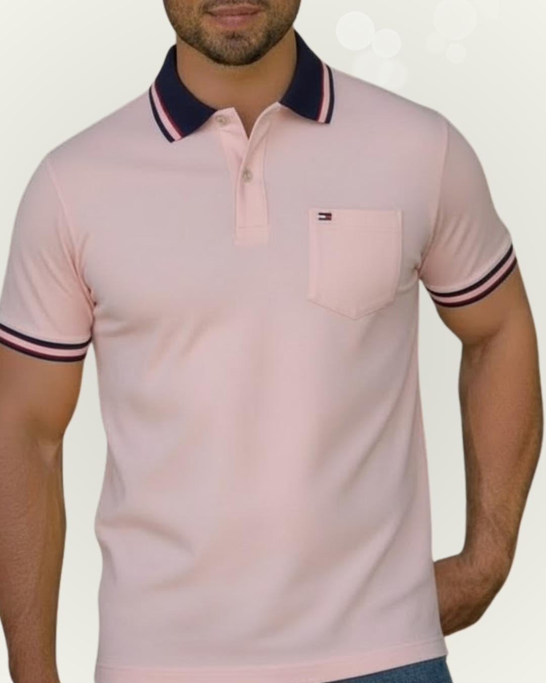 Polo Tommy Hilfiger color rosado