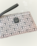 Monedero Tommy Hilfiger color blanco y gris