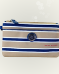 Monedero Tommy Hilfiger color beige y azul