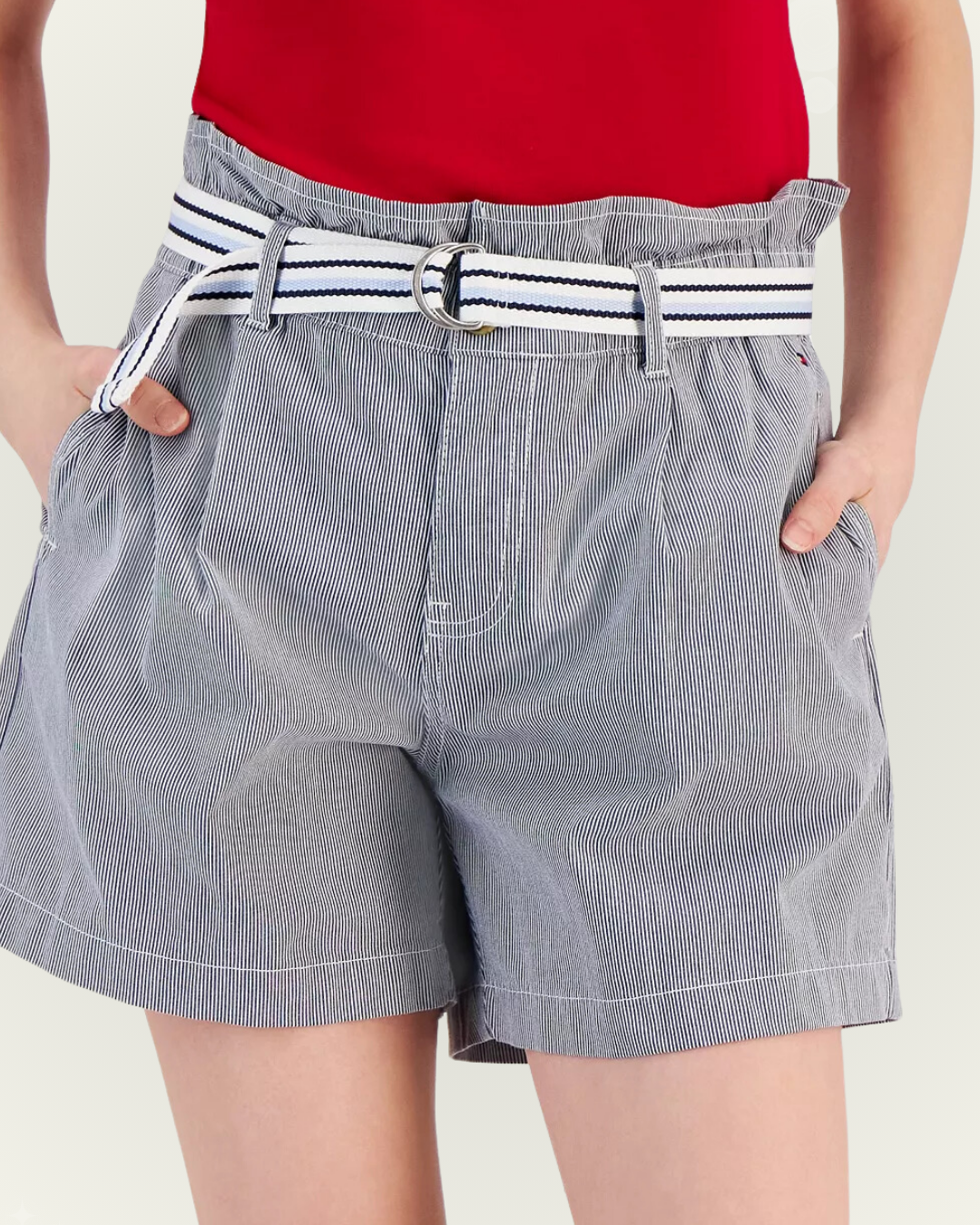 Short Tommy Hilfiger color rayas azules