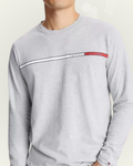 Camiseta Tommy Hilfiger color gris estampada