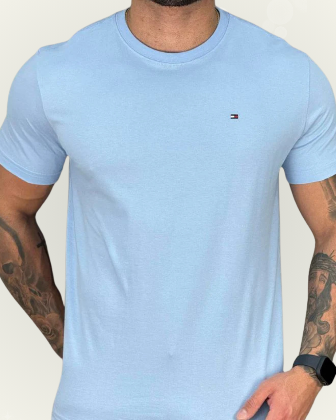 Camiseta Tommy Hilfiger color celeste