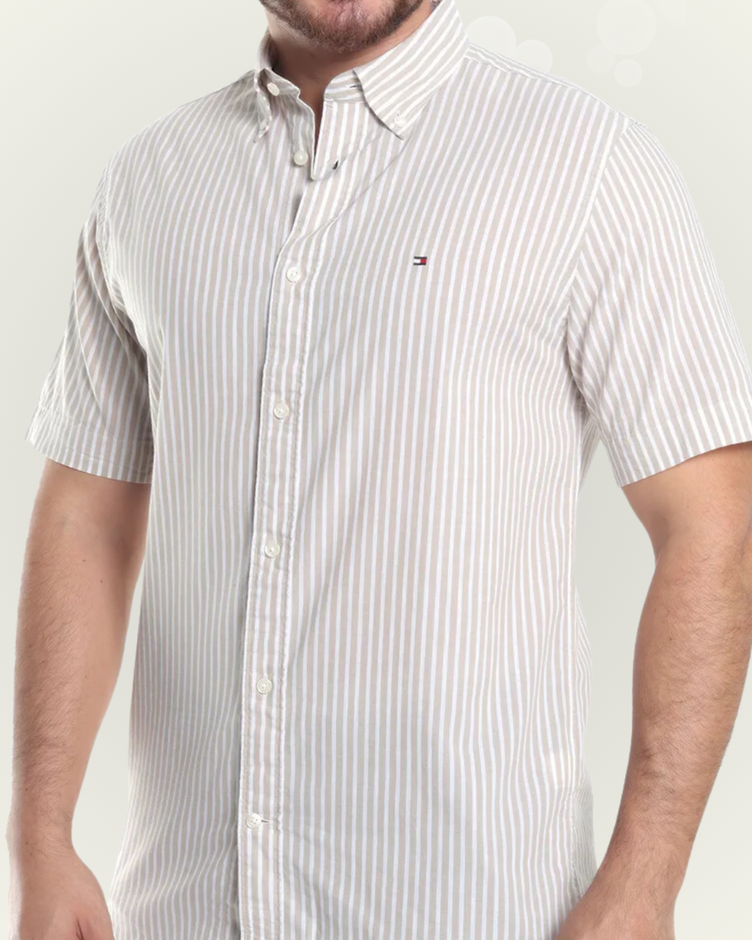 Camisa Tommy Hilfiger rayas grises