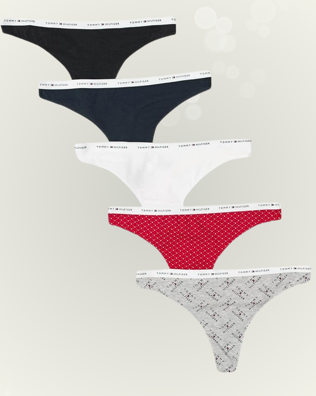 Hilos Tommy Hilfiger multicolor (Paquete 5 unidades)