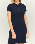 Vestido Tommy Hilfiger Slim Fit color azul