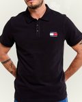 Polo Tommy Hilfiger color negro