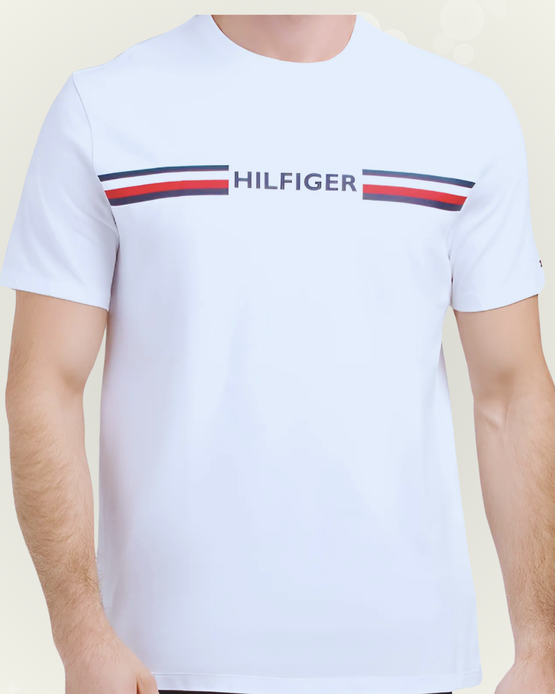Camiseta Tommy Hilfiger color blanco estampada