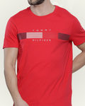 Camiseta Tommy Hilfiger color rojo estampada