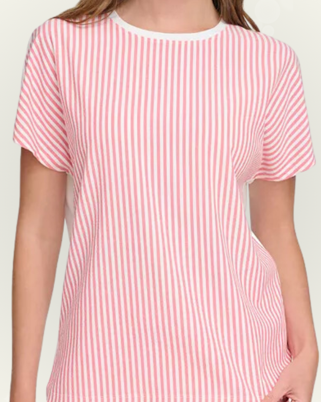 Blusa Tommy Hilfiger color rayas naranjas