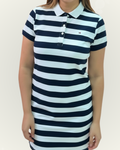 Vestido Tommy Hilfiger color blanco rayas azules