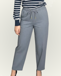 Pantalón Tommy Hilfiger color gris rayas blancas