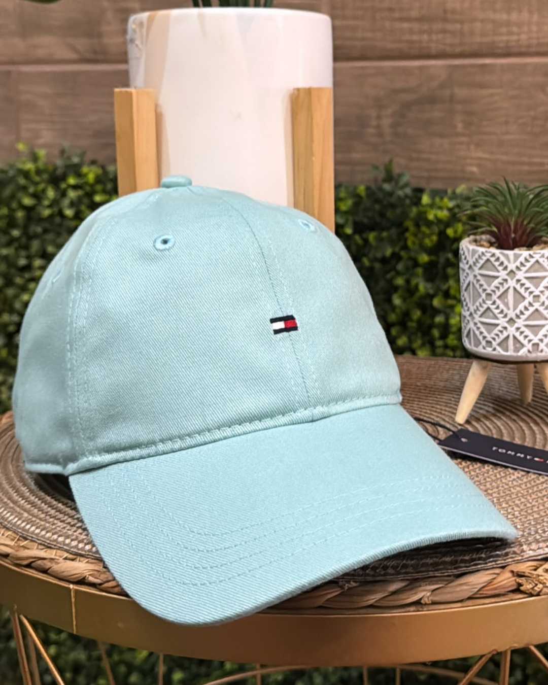 Gorra Tommy Hilfiger color aguamarina
