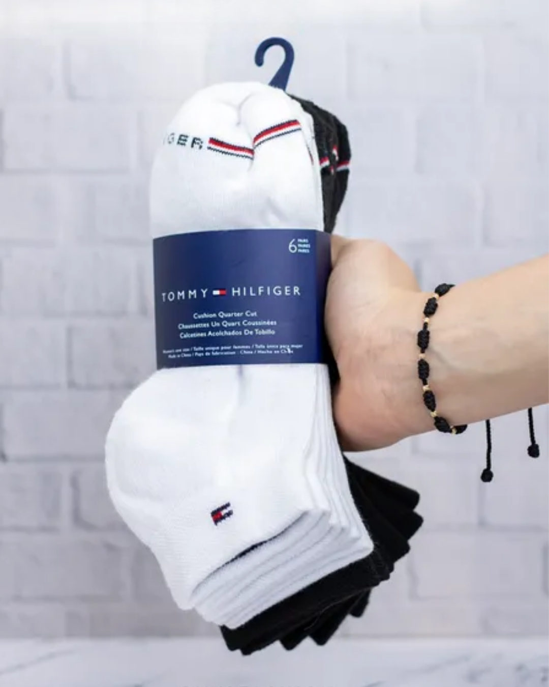 Calcetas Tommy Hilfiger multicolor (Paquete 6 unidades)