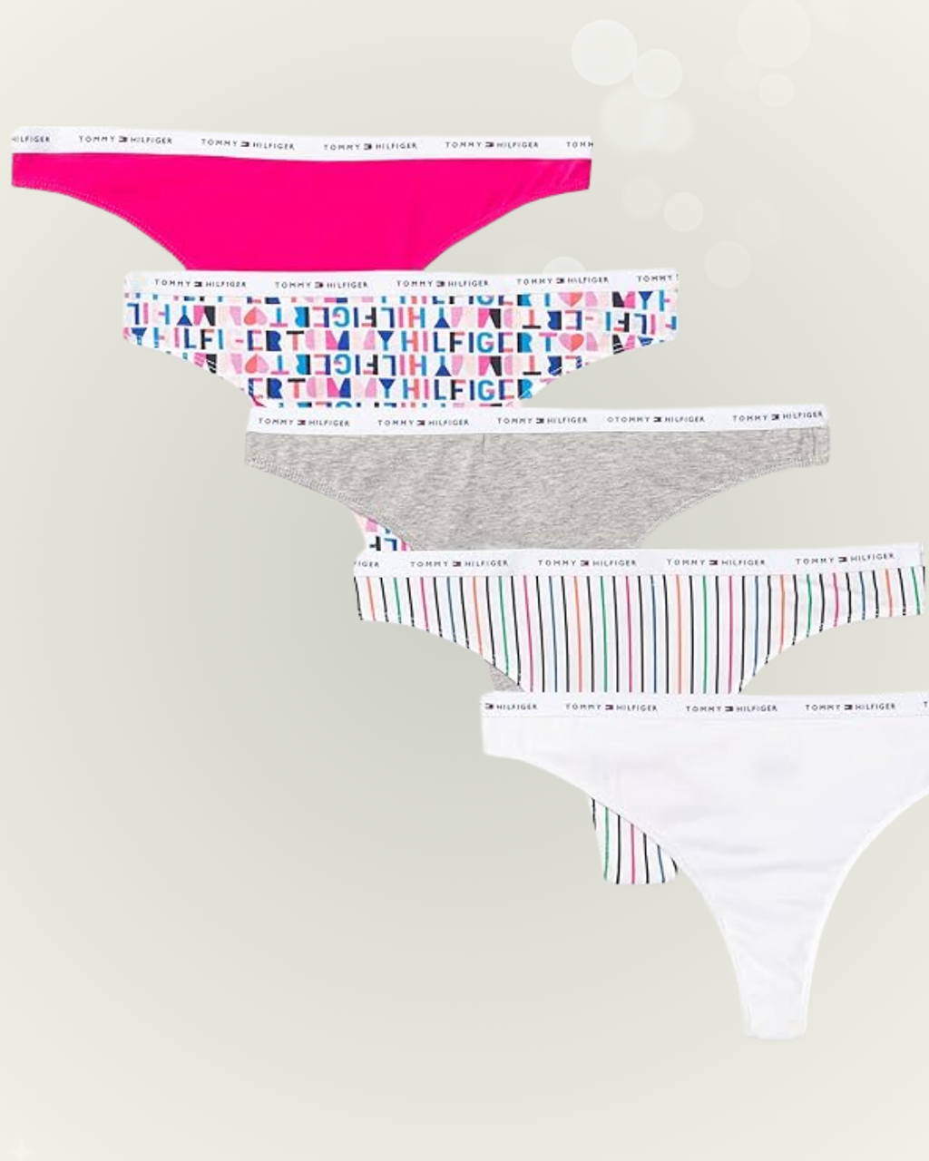 Hilos Tommy Hilfiger multicolor (Paquete 5 unidades)