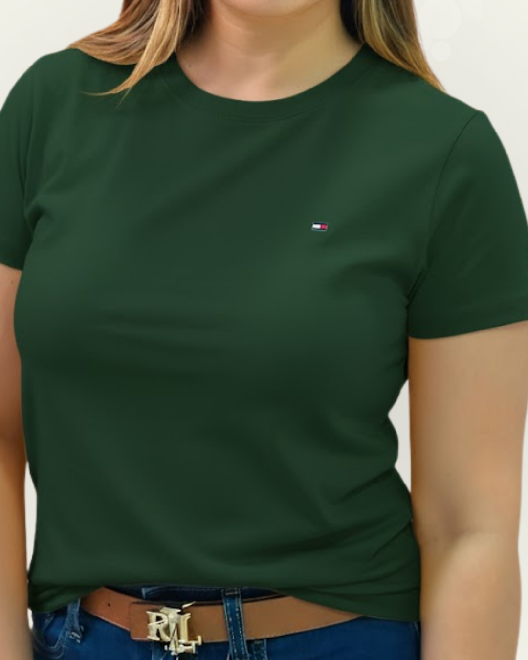 Blusa Tommy Hilfiger color verde