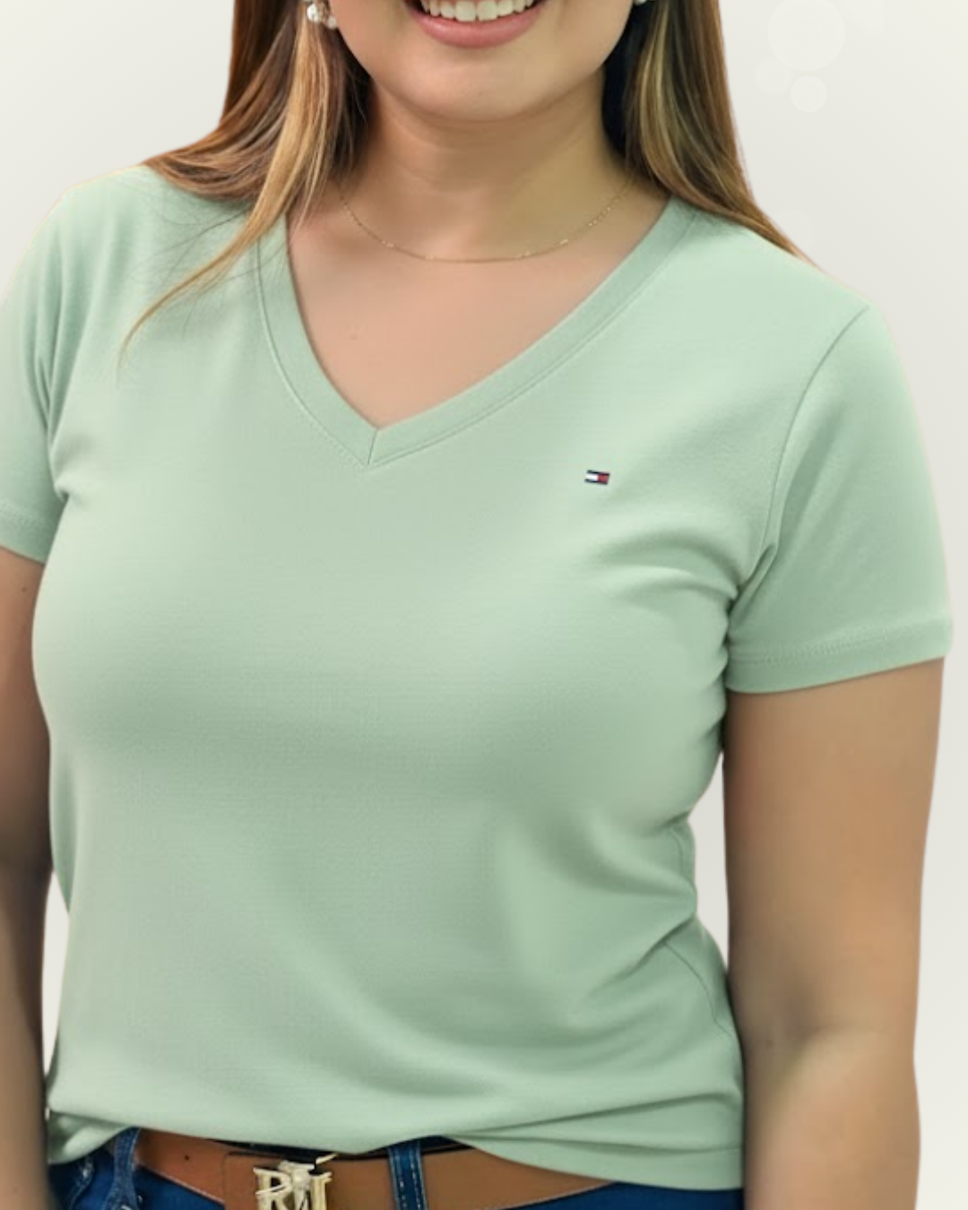 Blusa Tommy Hilfiger color verde