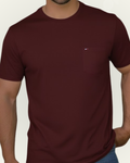Camiseta Tommy Hilfiger color vino